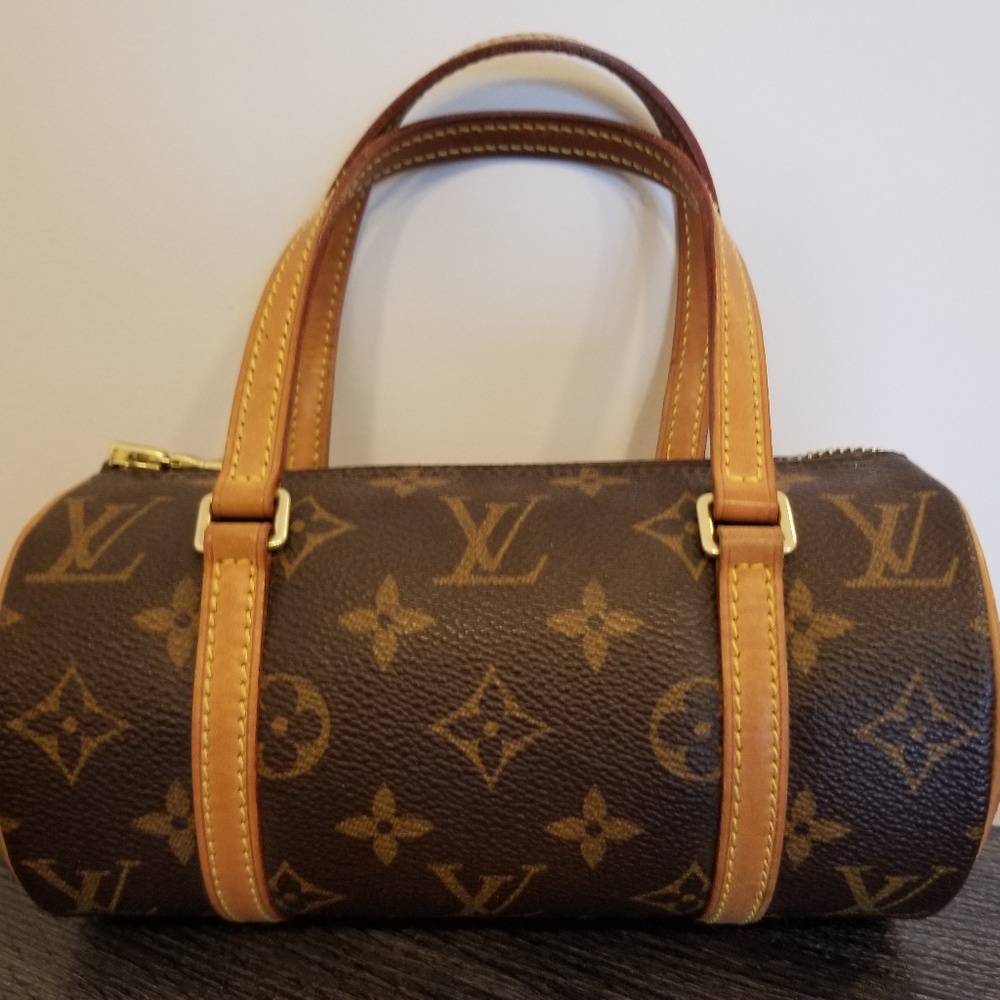 Louis Vuitton "LV" Mini Cylinder/Papillon Tote Bag